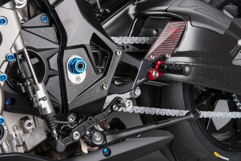 Adjustable Rear Sets With Fixed Foot Pegs for Bmw Naturale